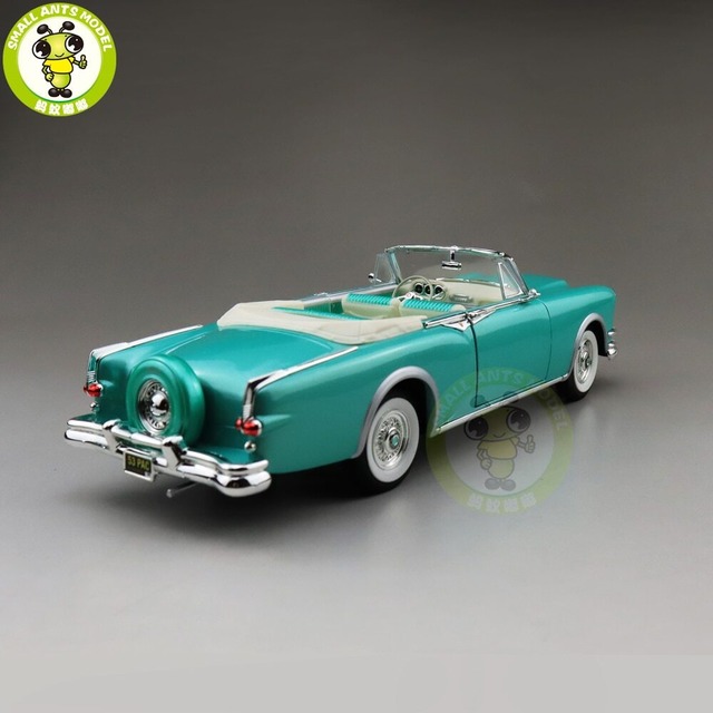 1 18 1953 Packard Caribbean コンバーチブル パーソナルラグジュアリーカー アメ車 緑 グリーン ミニカー モデルカー ダイキャストカー Hachinohe Base 1518