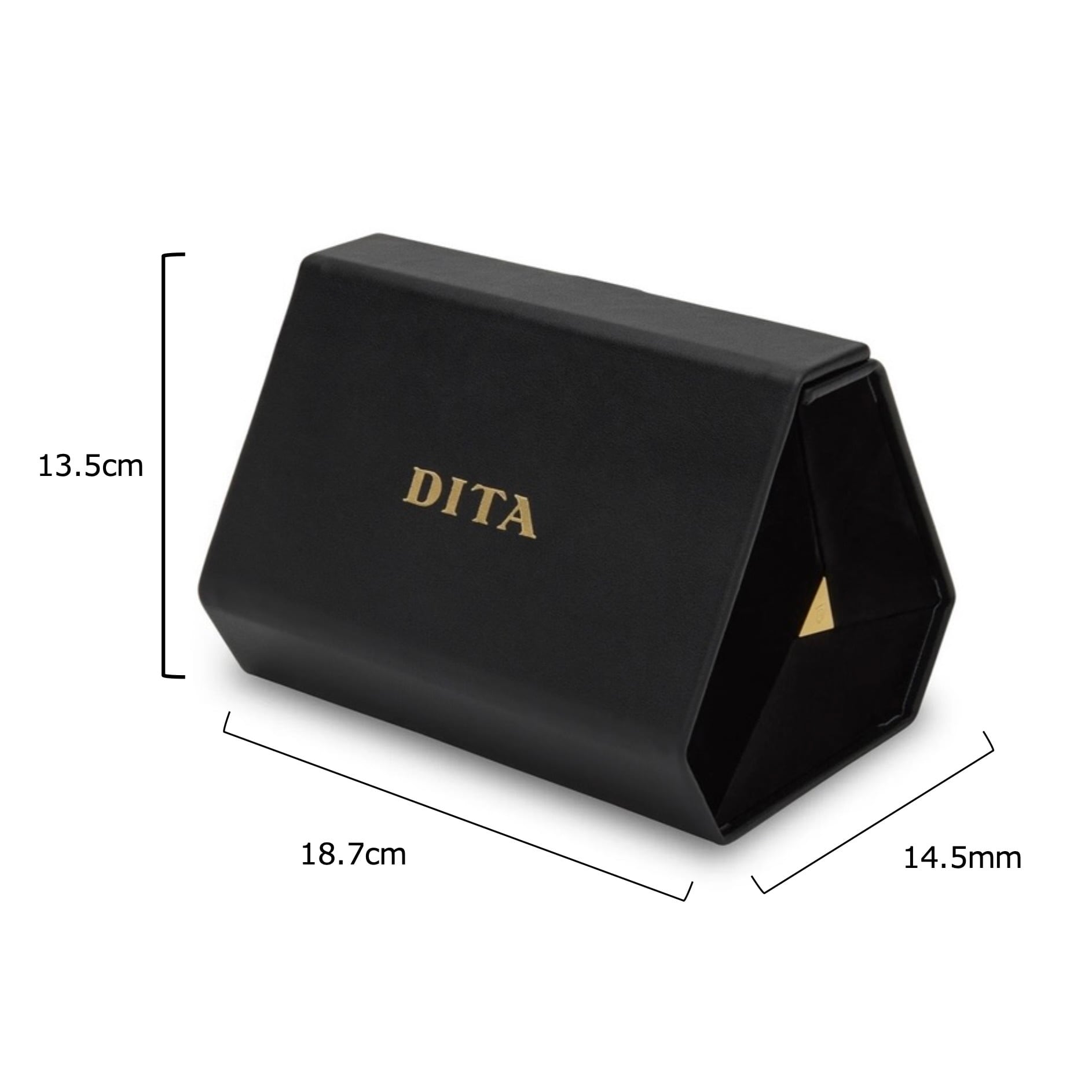 LEATHER 3 FRAME TRAVEL CASE@DITA | Re:TRUST EYEWEAR