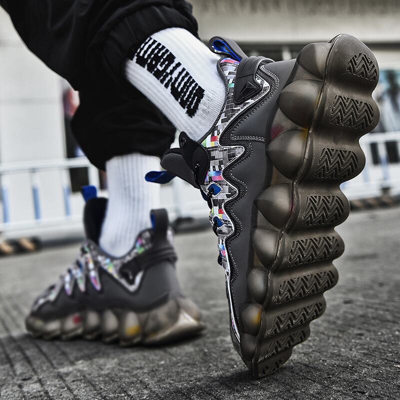 森造シリーズ スニーカー 3color ベージュor黒or白 メンズ 靴 シューズ スポーツ風 かっこいい ファッション Elegant