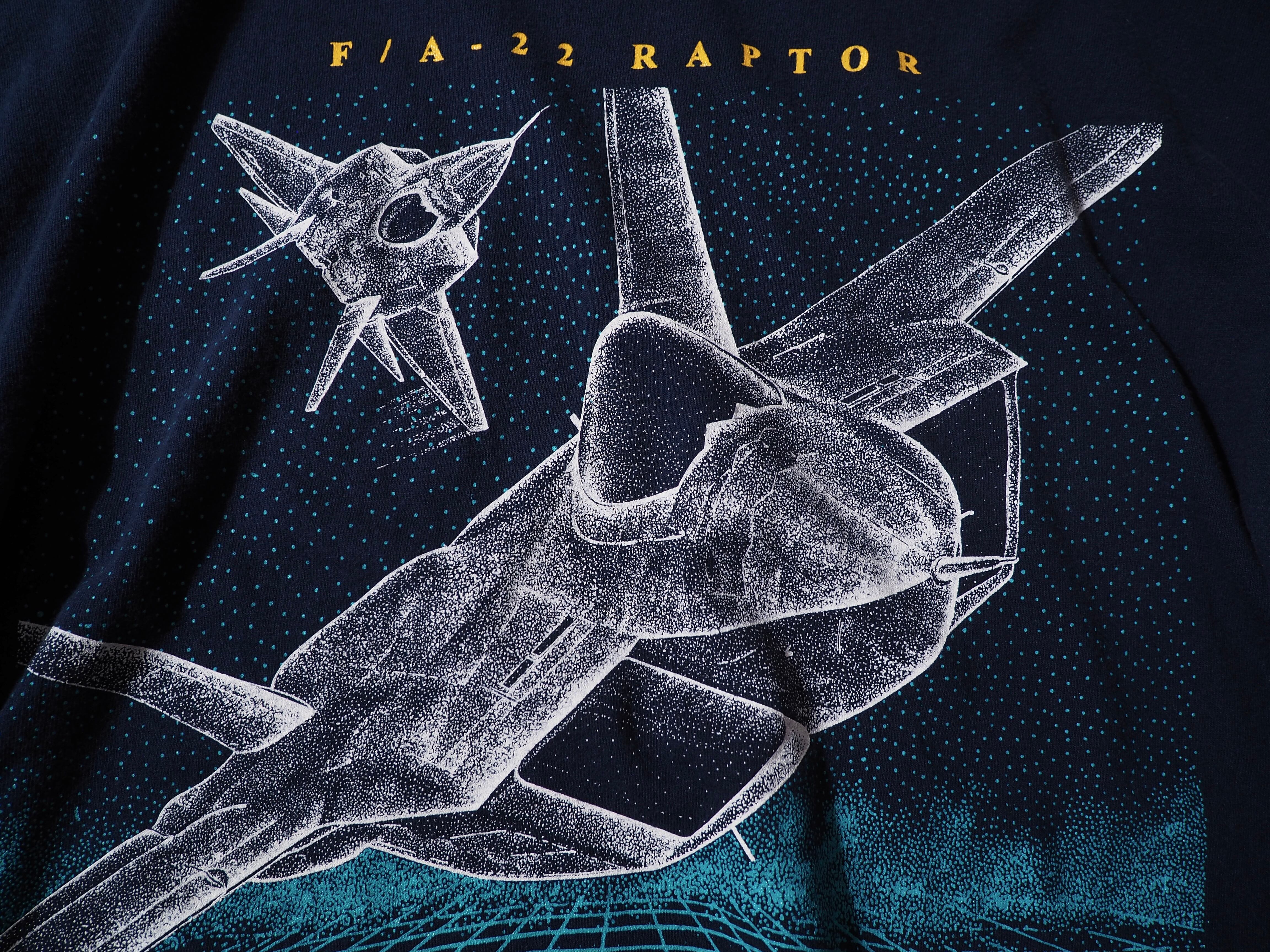 Oshkosh F/A - 22 raptor printed design loose Tee