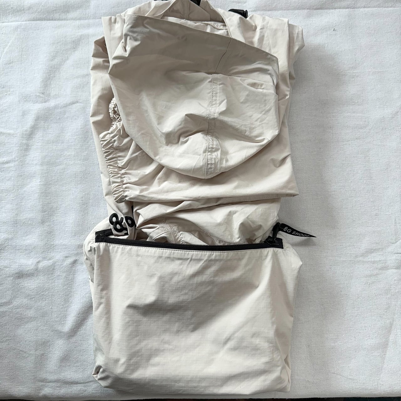 RIPSTOP PACKABLE ANORAK HOODIE -GRAY- | 8G SHOOT WEBSTORE