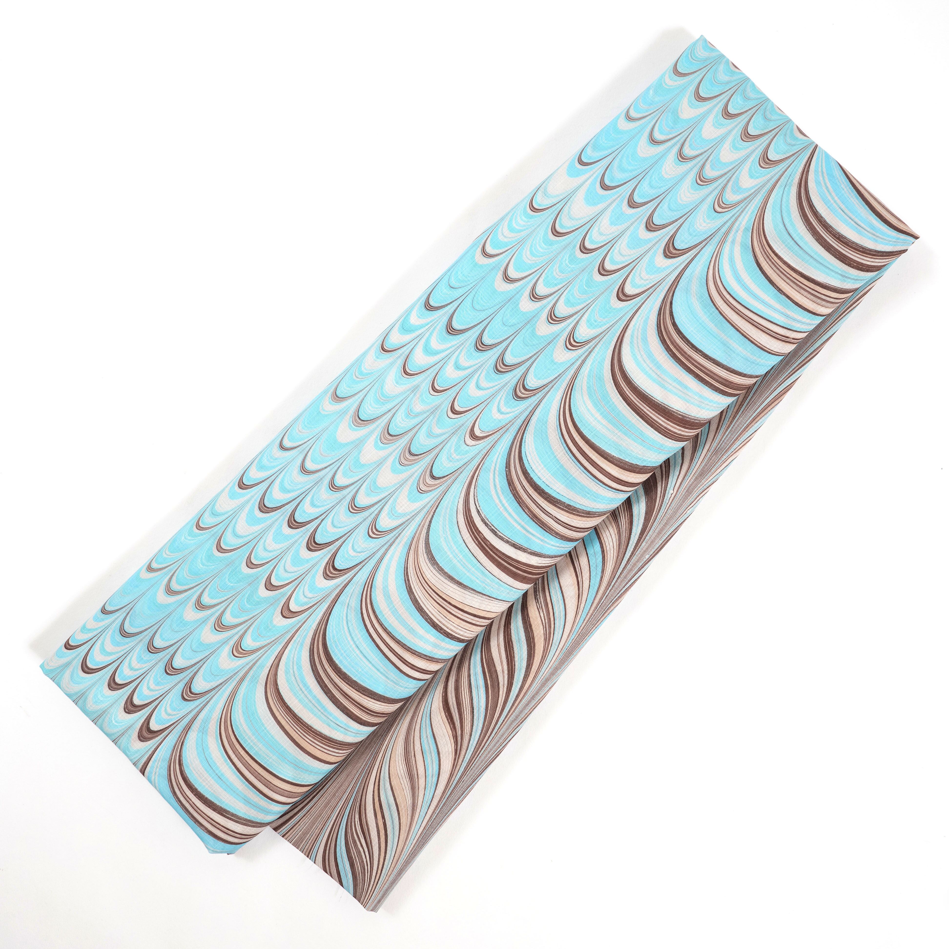 半幅帯［Noel］ピーコック×大矢羽 | Marble+