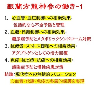銀蘭方龍神参