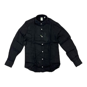 FINAMORE(フィナモレ) Linen Shirt"SERGIO"/BLACK