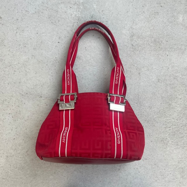 “GIVENCHY” leather nylon slide shoulder bag