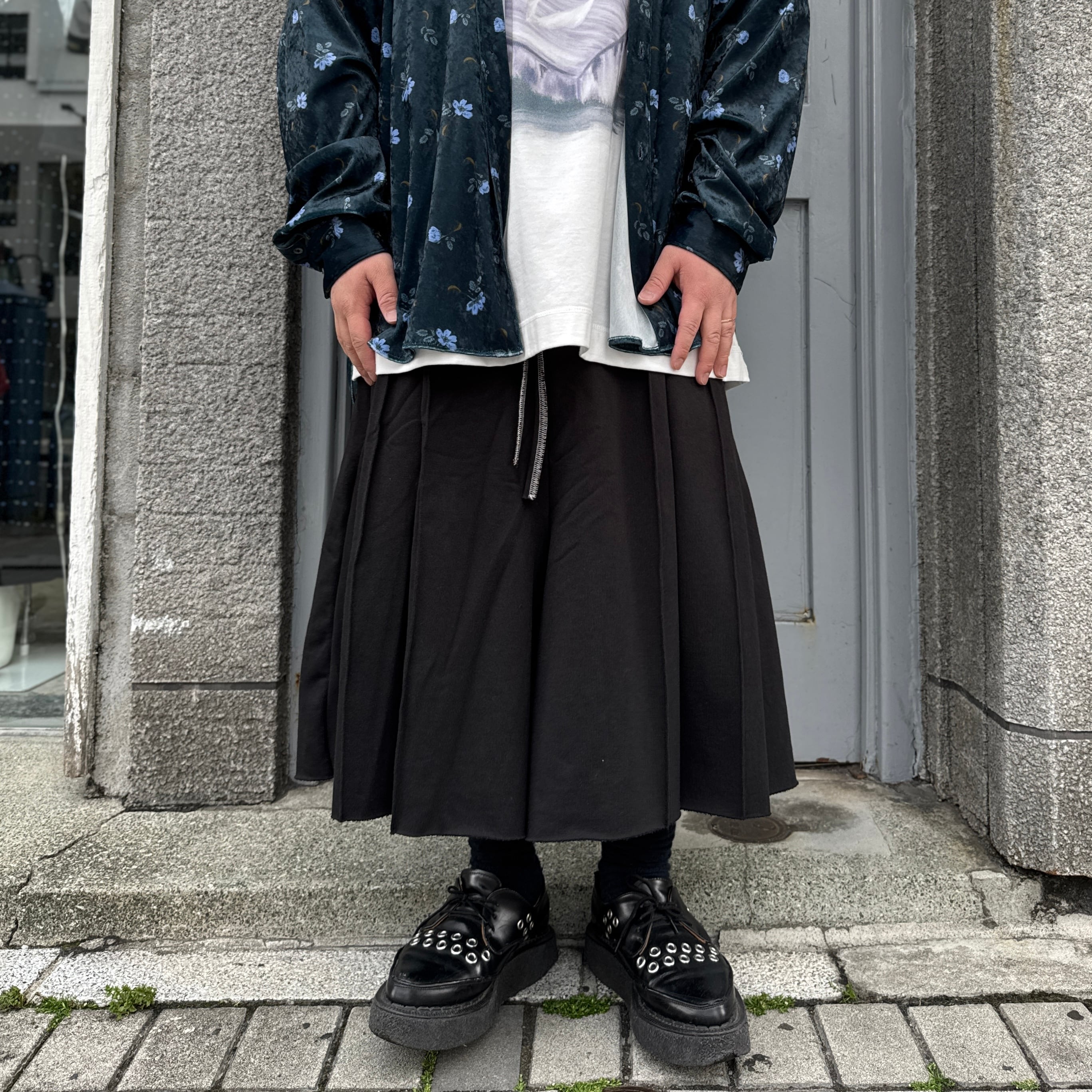 SHINYAKOZUKA / UPCYCLED HOME SCOTTISH(ISSUE#8) / BLACK | ふぁいん