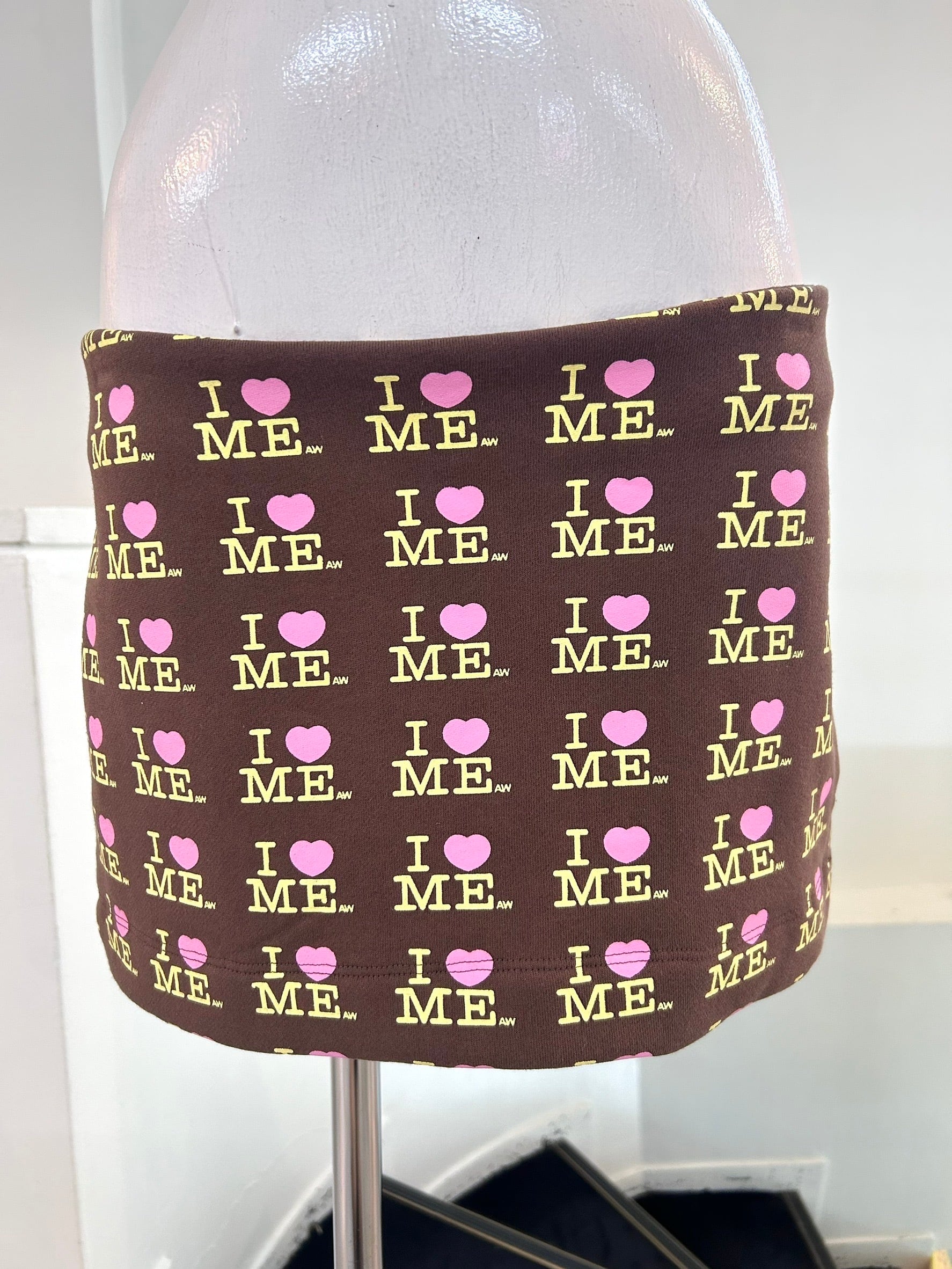 Ashley WILLIAMS I♡ME MINI SKIRT/ CHOCO