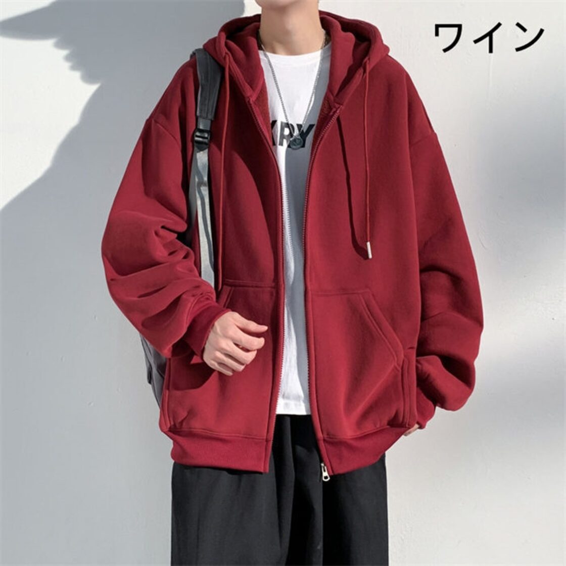 パーカー ジップアップ ジップパーカー メンズ 11色 S-3XLsize フード 