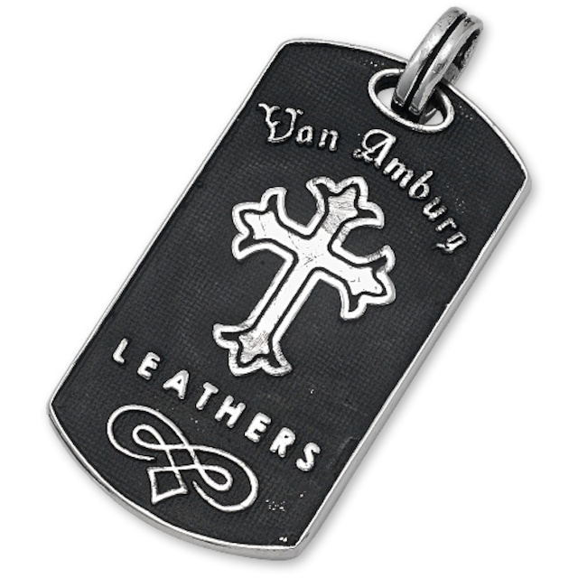 【VAN AMBURG LEATHERS　ヴァンアンバーグレザーズ　Dog Tag　ドッグタグ】VAL 25thアニバーサリークロスドッグタグ【送料無料】 