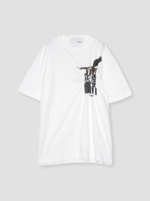 yoshiokubo　CRASH S/S T "EAGLE"　WHITE　YKS26102