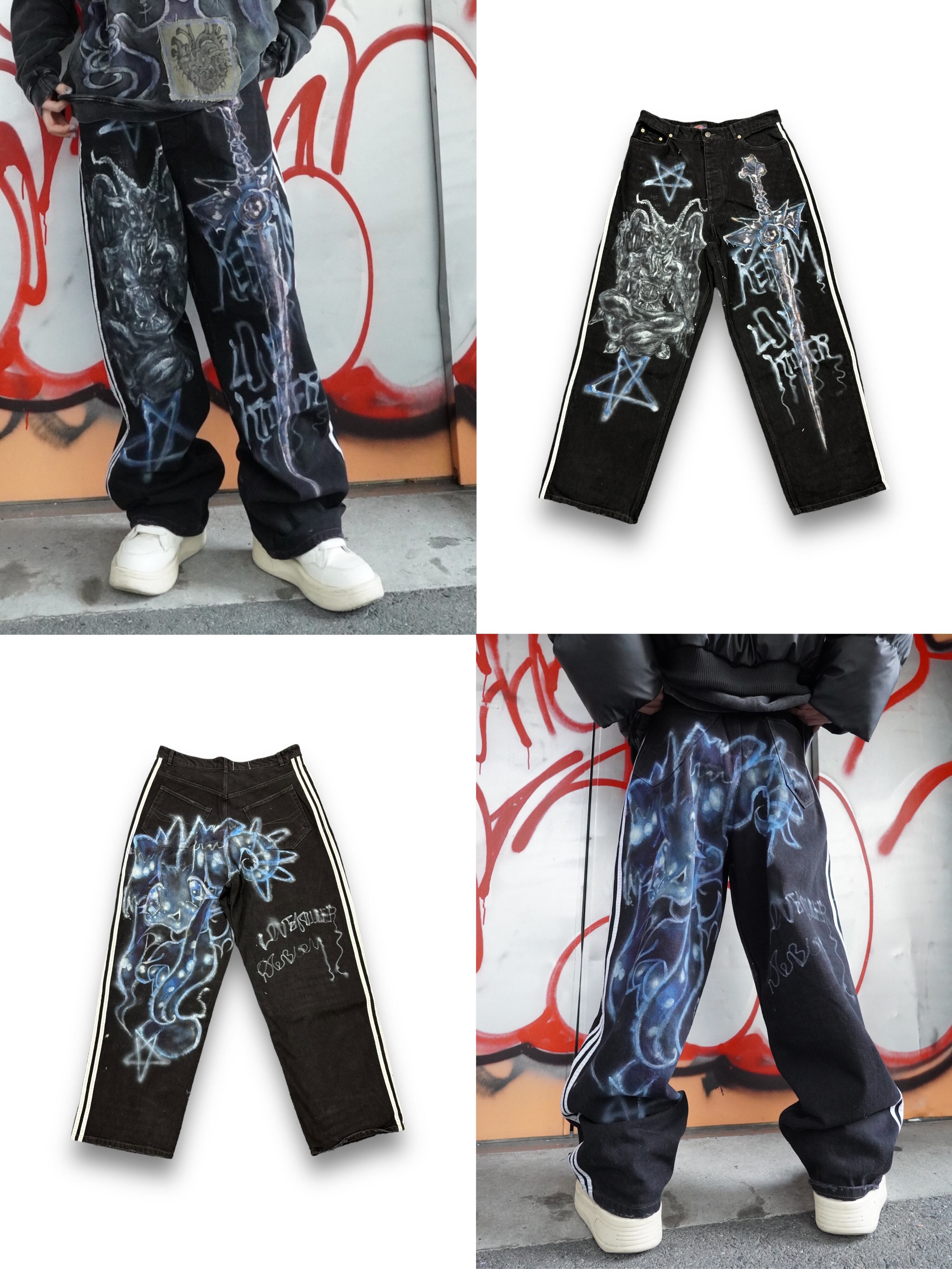 【LOVE KILLER× REBLOM】denim pants(B)