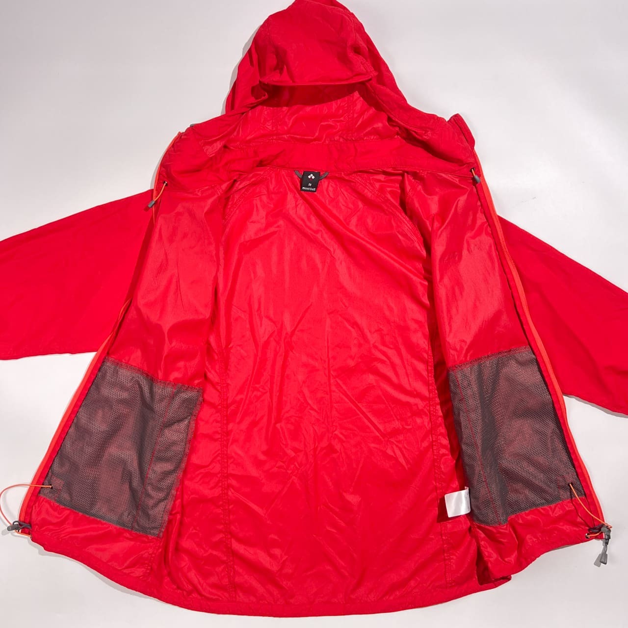 mont-bell モンベル ウインドブラストパーカ ナイロンジャケット M /レッド系レディース #1103243アウトドア 登山 キャンプ