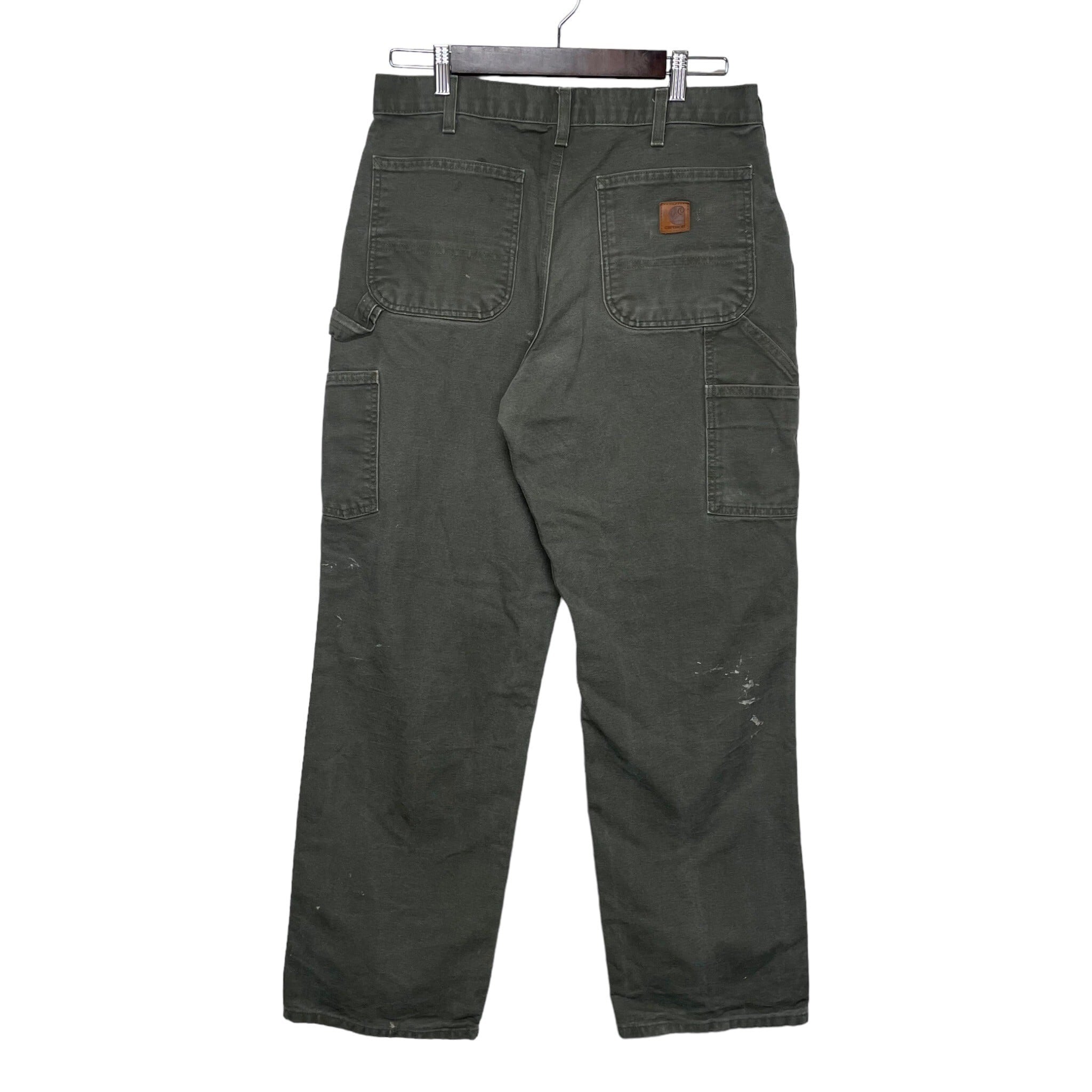 W33×L32】Carhartt ペインターパンツ 革パッチ | 古着屋OLDGREEN