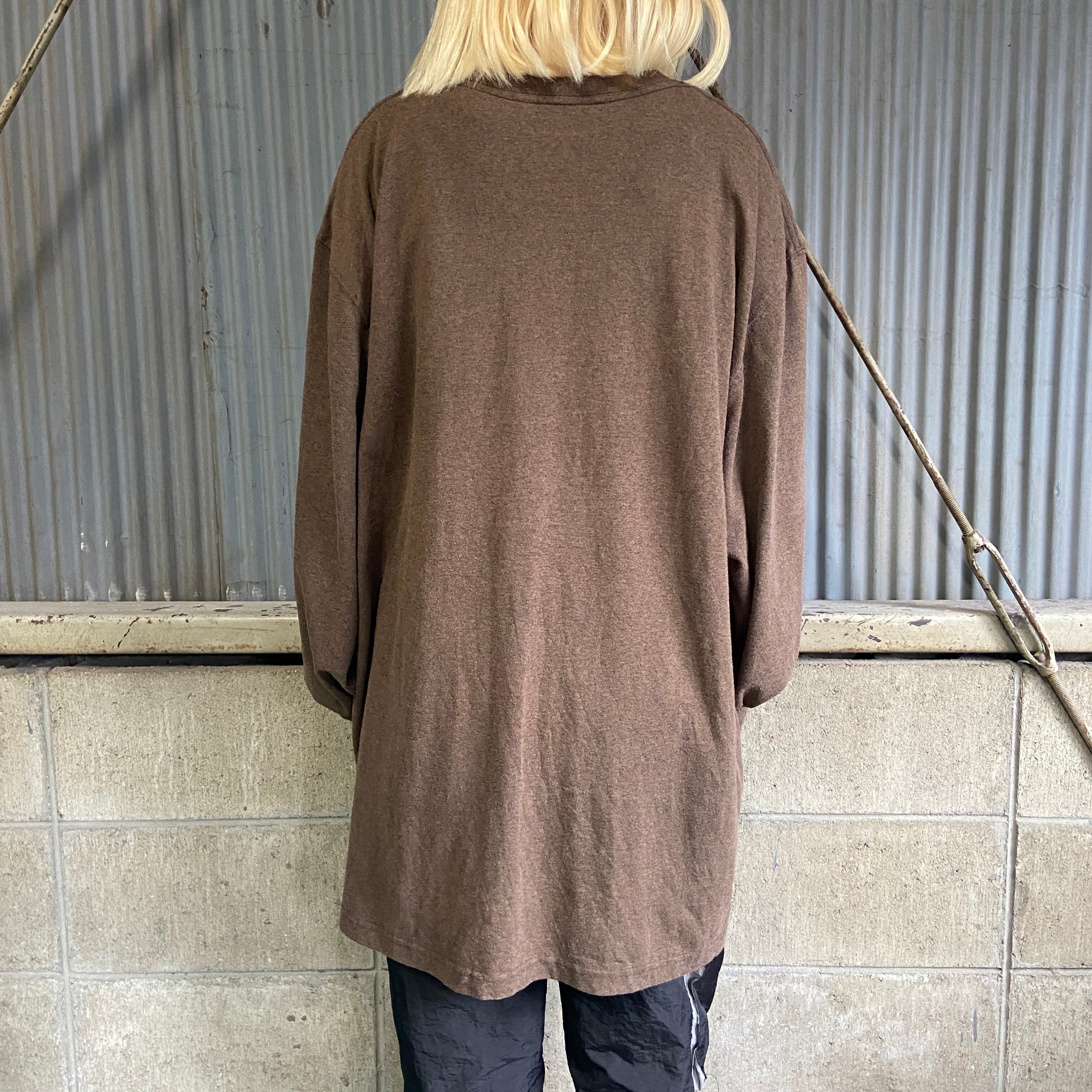 Carhartt カーハート ワンポイントロゴ ポケット ロングTシャツ メンズ