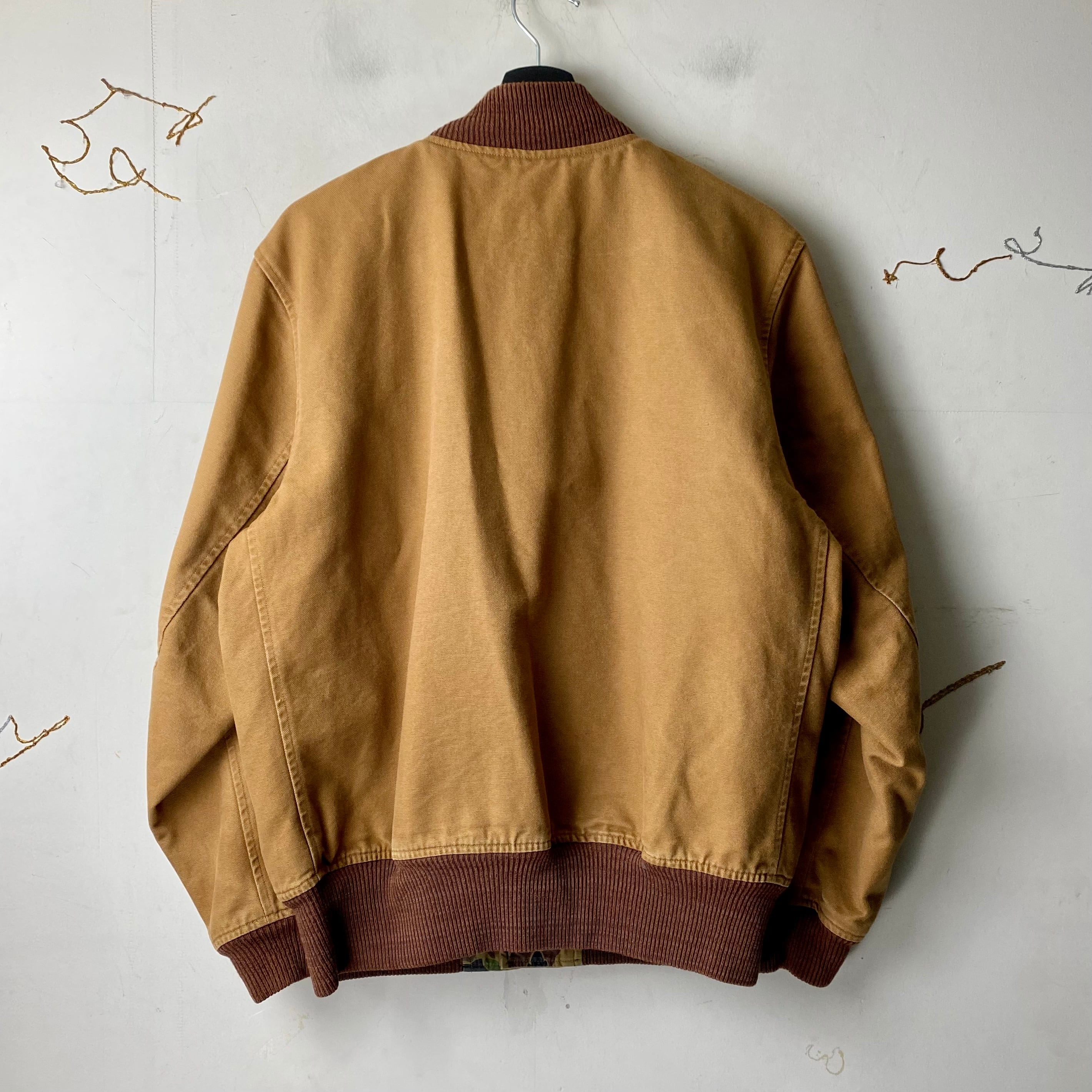 RRL brown duck × camouflage nylon reversible blouson | NOIR ONLINE