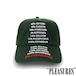 【PLEASURES/プレジャーズ】ATMOSPHERE SNAPBACK キャップ / FOREST / SU26-14230