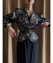 MADE IN U.K silver glitter shirt jacket-4654-5