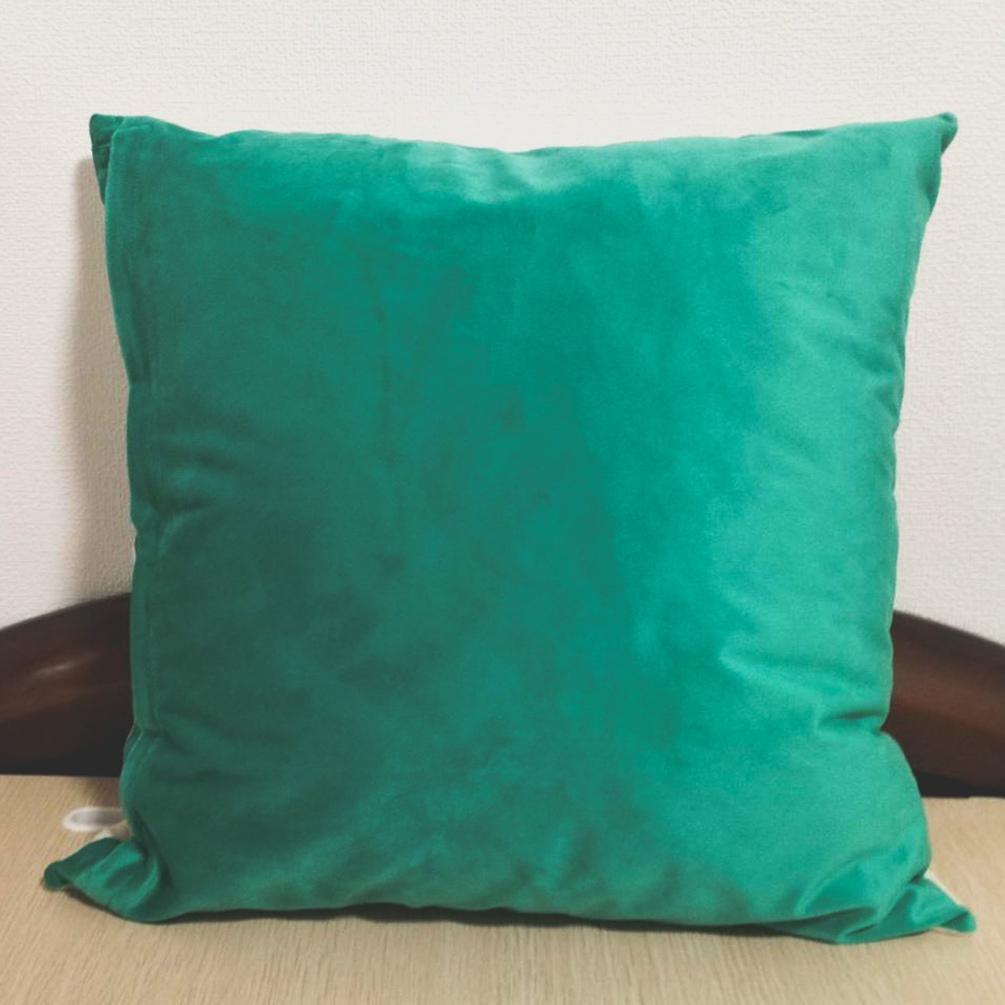 2月下旬再販予定】キルギス クッションカバー エメラルド 45cm×45cm