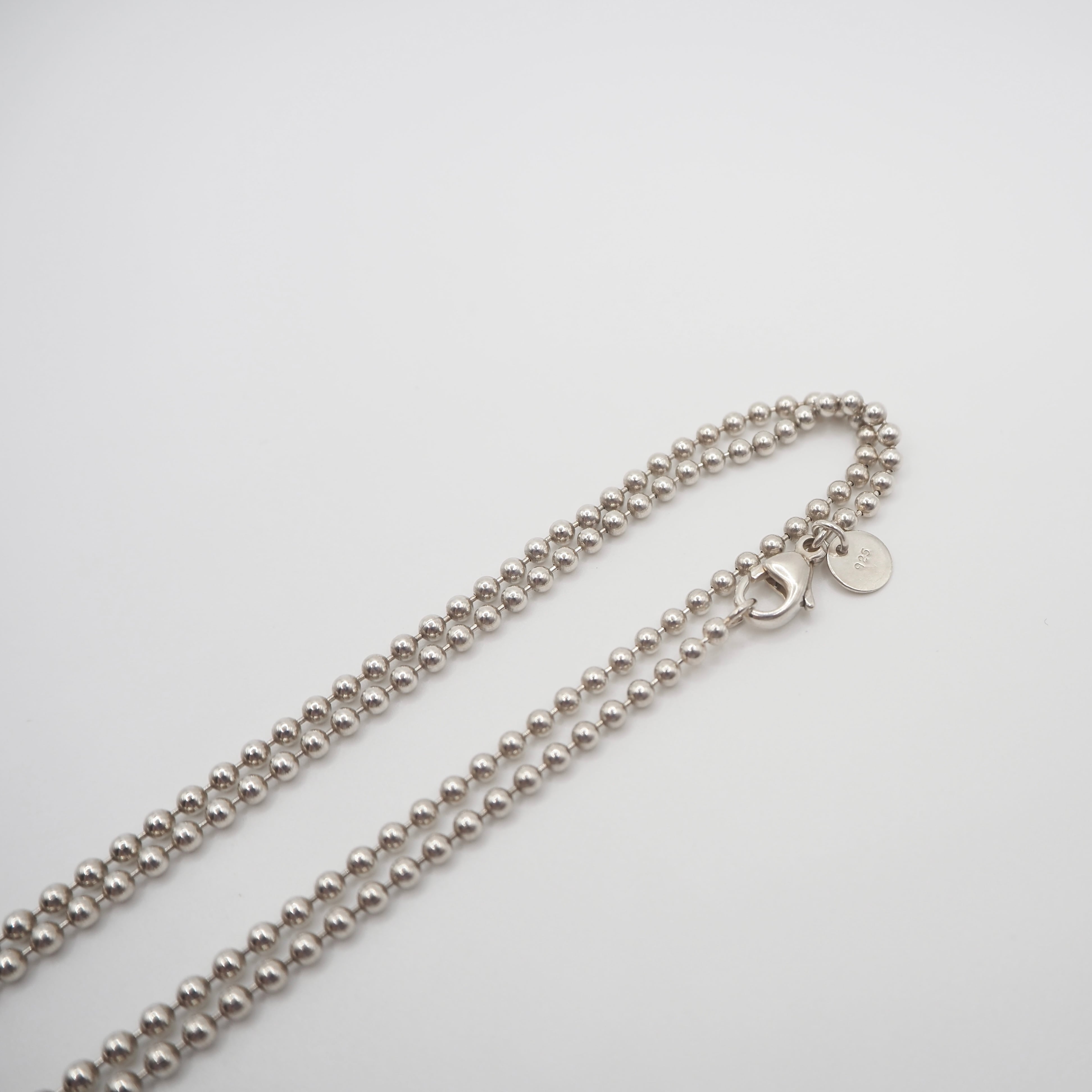 Tiffany&Co. リターントゥハート ボールチェーン ネックレス シルバー