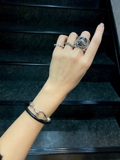 WOLF RING with RUBY / ウルフリング・ルビー アイズ&マウス