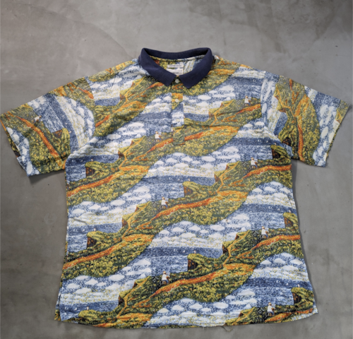 reyn spooner guy buffet art print polo shirt 小岩店