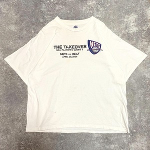 ニュージャージー・ネッツ 2005 プレイオフ 記念Tシャツ DELTA APPAREL