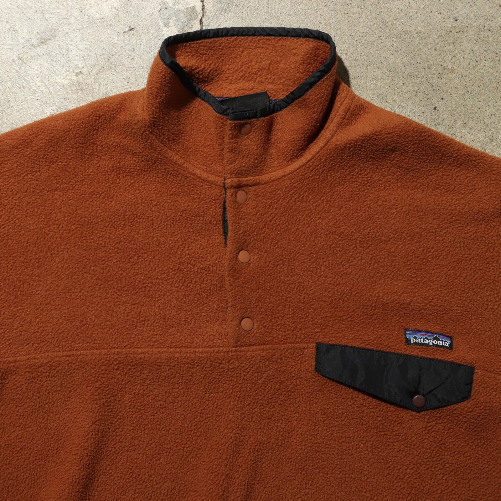 美品 L 95年 ベアブラウン シンチラ スナップt Patagonia パタゴニア