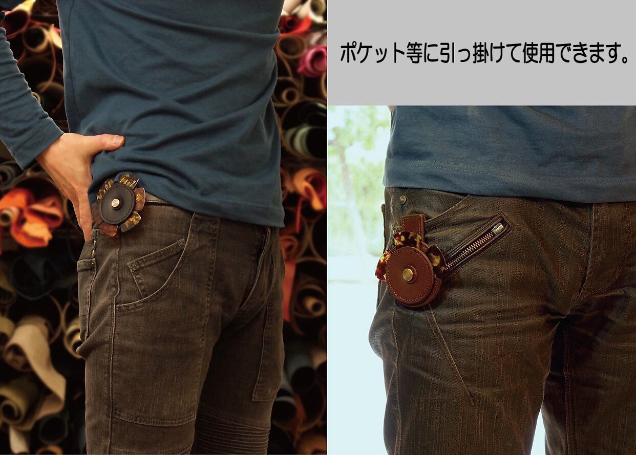 ギターピックホルダー(フック式)牛革 | TENZERO ギターピックホルダー(フック式)牛革 | TENZERO