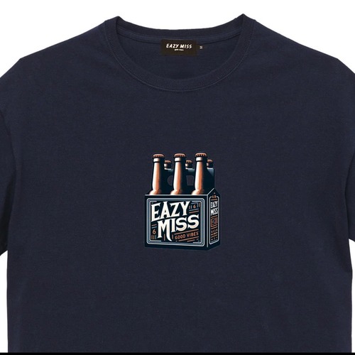 【EAZY MISS】6 PACK T / Black