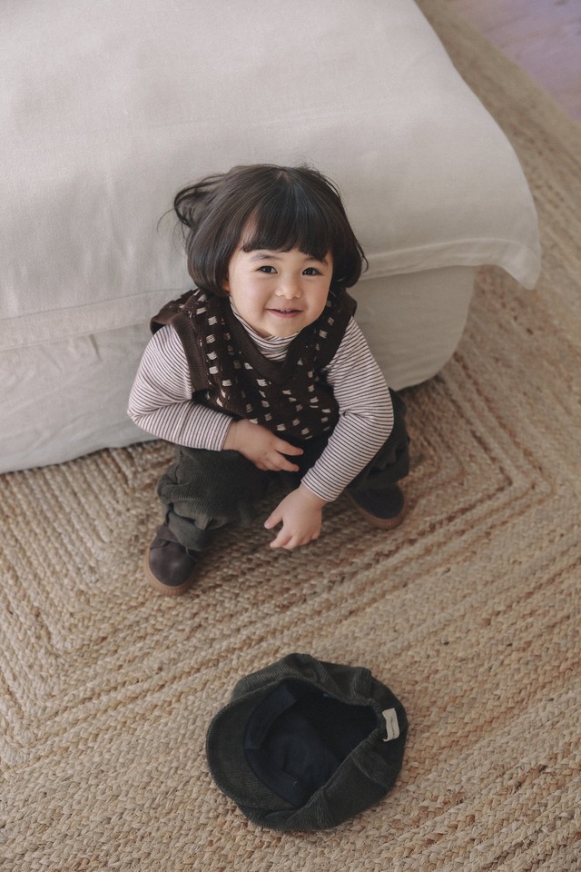 【予約/特典】ONU / Warm knit vest