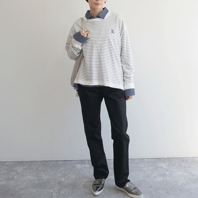 ストレッチストレートパンツ