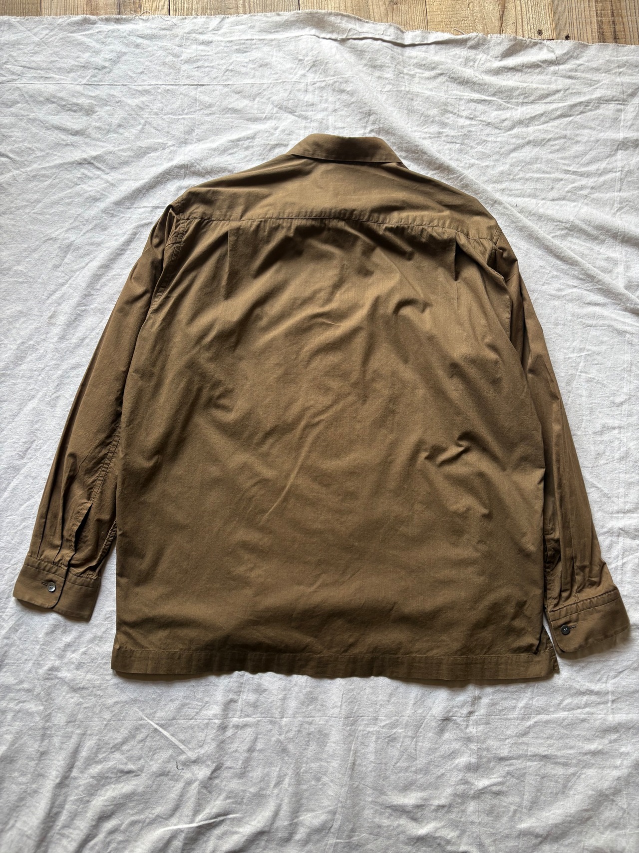 “ISSEY MIYAKE” 2010 Garment Dye Khaki Shirt