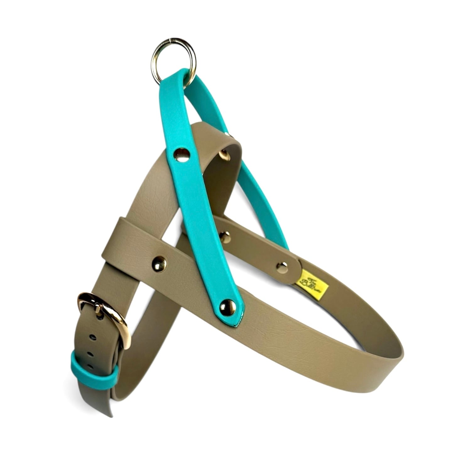 【完成品】Easy Care Harness(タン×ターコイズ)