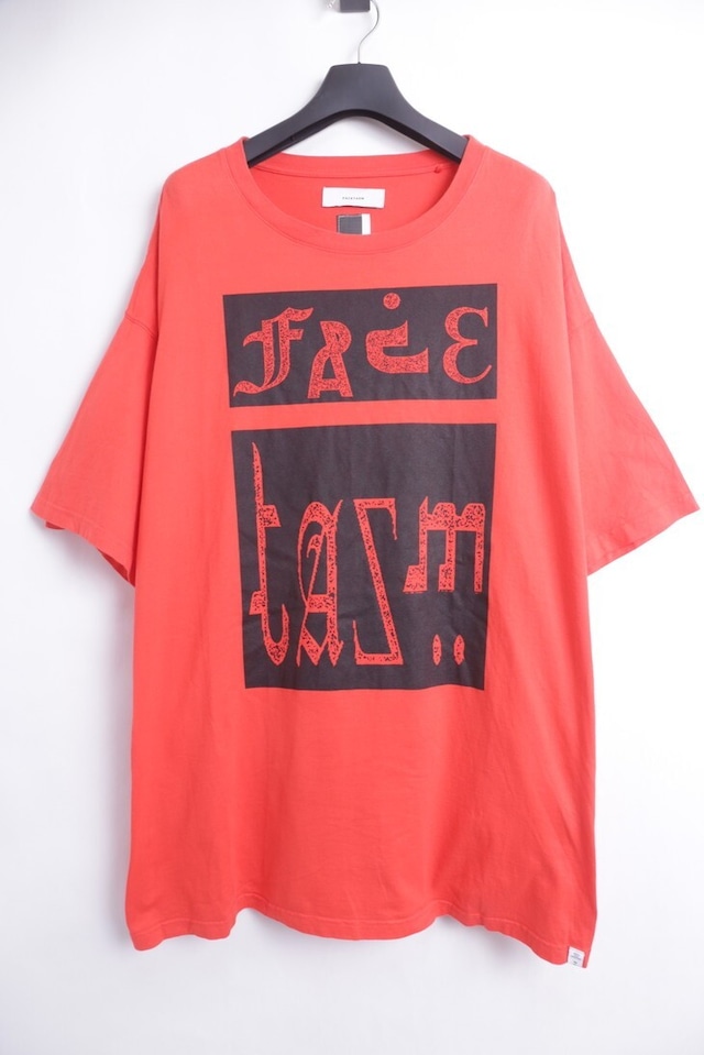 FACETASM BIG TEE RED 00 15JL1673