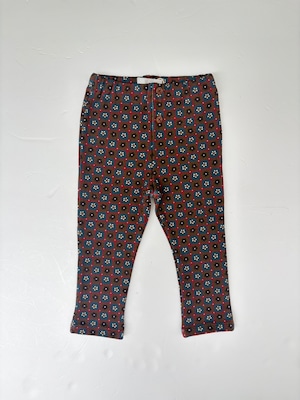 【26AW】&PAL(アンドパル)フラワースパッツ ボルドー(80/90/100/110)