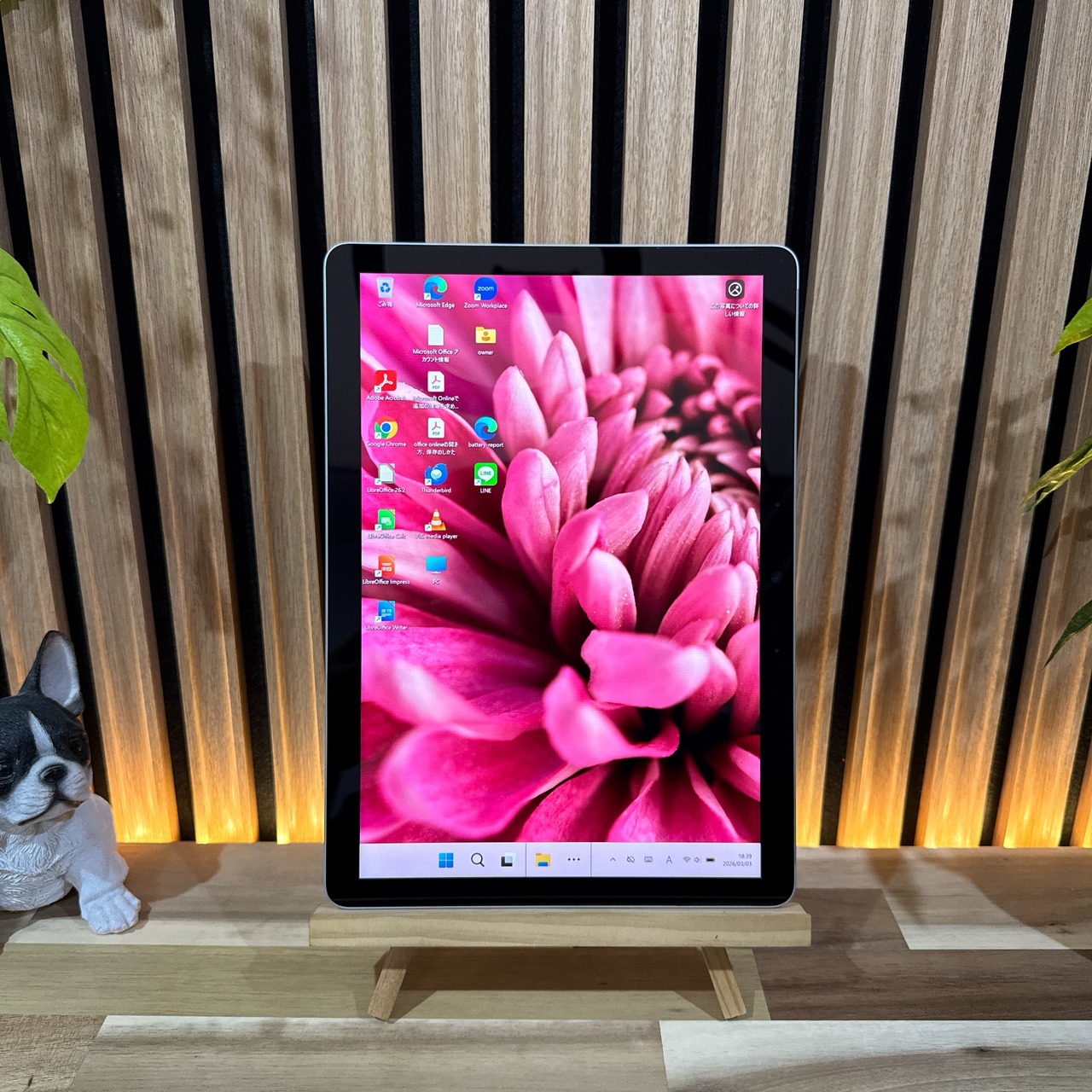 \ 公式ショップ限定価格❣️/ 2in1《最新モデル》タッチパネル式【Surface Go 3】プラチナ メモリ4GB バッテリー良好 ノートパソコン 安心サポート＆3ヶ月保証付き