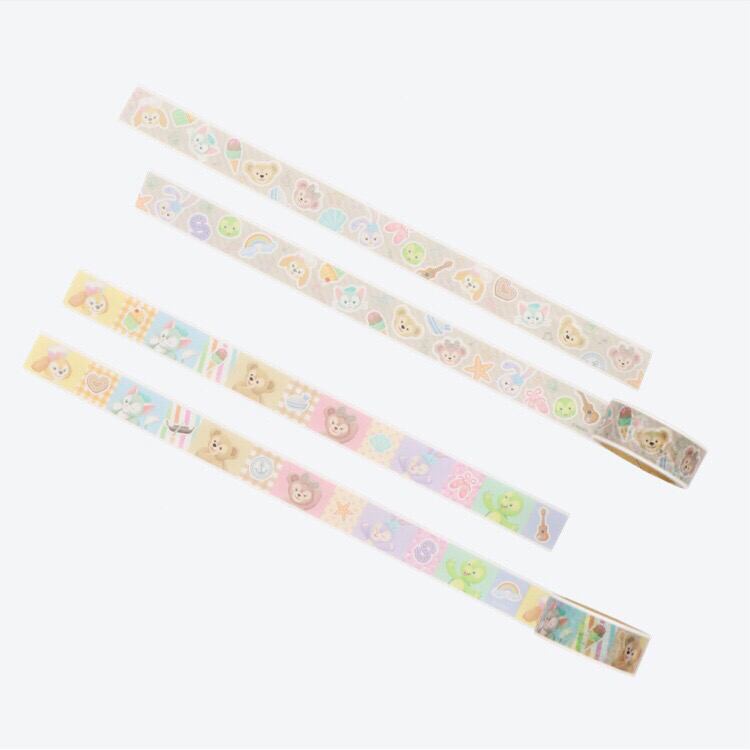 ポストカード マスキングテープ 2個セット セイチーズ ダッフィーのセイチーズ 2020 東京 ディズニー シー 限定 公式 ダッフィー&フレンズ