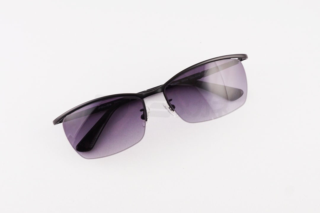 POLICE サングラス SPLQ05J COL.531N 59サイズ スクエア ナイロール