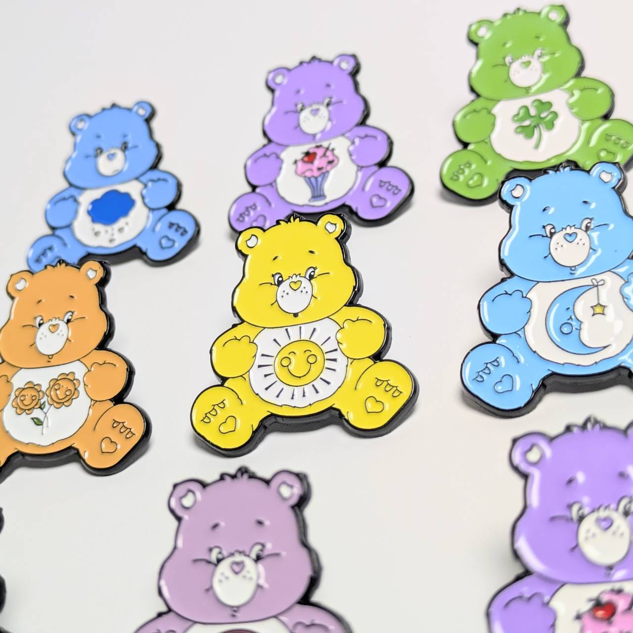 送料無料！ ★ピンズ PINS★ピンバッジ 【 Care Bears（ ケアベア ）】9P SET 〚アメリカン雑貨 アメトイ〛