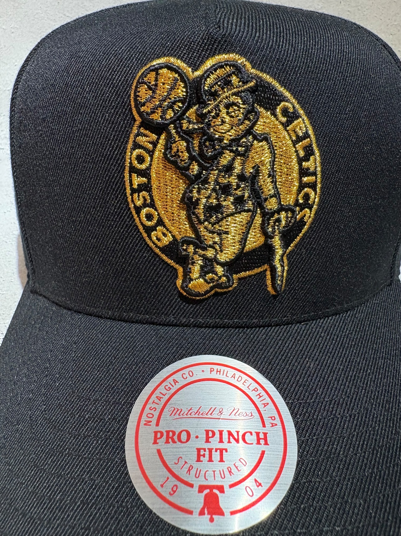 Mitchell&Ness/ミッチェルアンドネス NBA ボストン・セルティックス キャップ ブラック