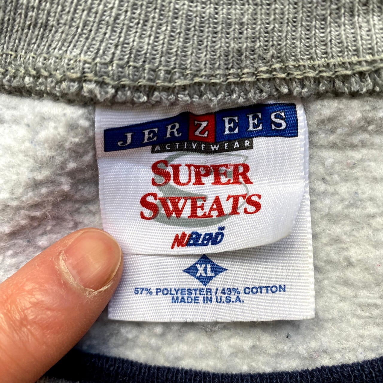 90年代 USA製 ビンテージ 刺繍入り スウェット メンズL 古着 90s