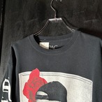 2PAC ロンTee ブラック　袖プリント　XS トゥーパック