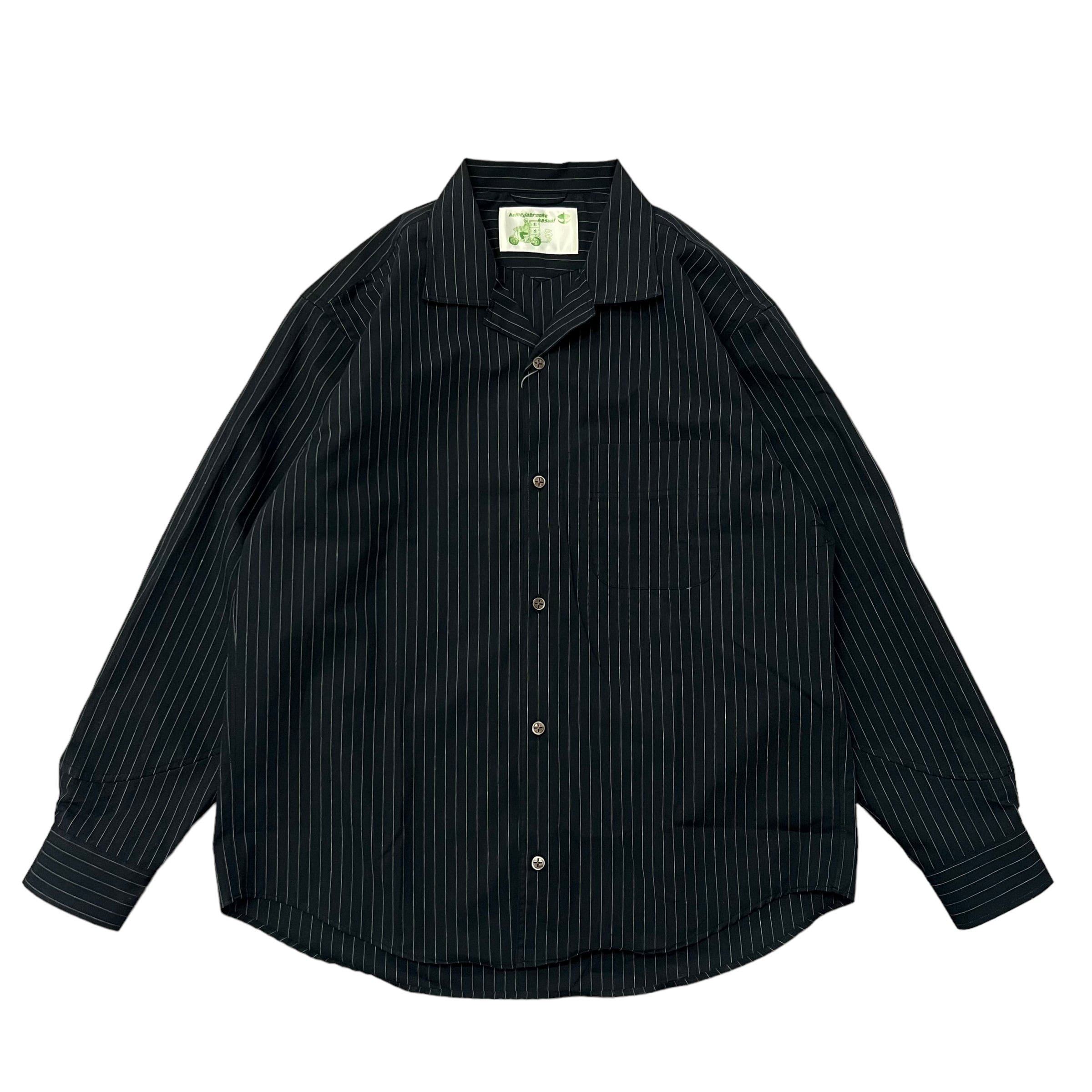 rajabrooke / MIX SHIRT STRIPE BLACK | THE NEWAGE CLUB powered by BASE