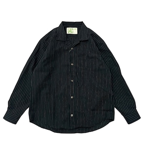 rajabrooke / MIX SHIRT STRIPE BLACK