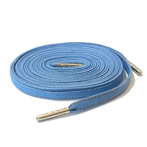 DENIM SHOELACES BLUE