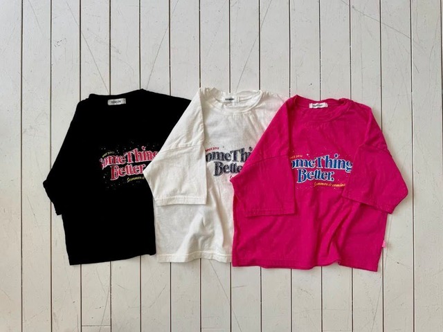 《即納》サムシングT　black　L(110-120) XL(120-130)【ramijini】※送料無料