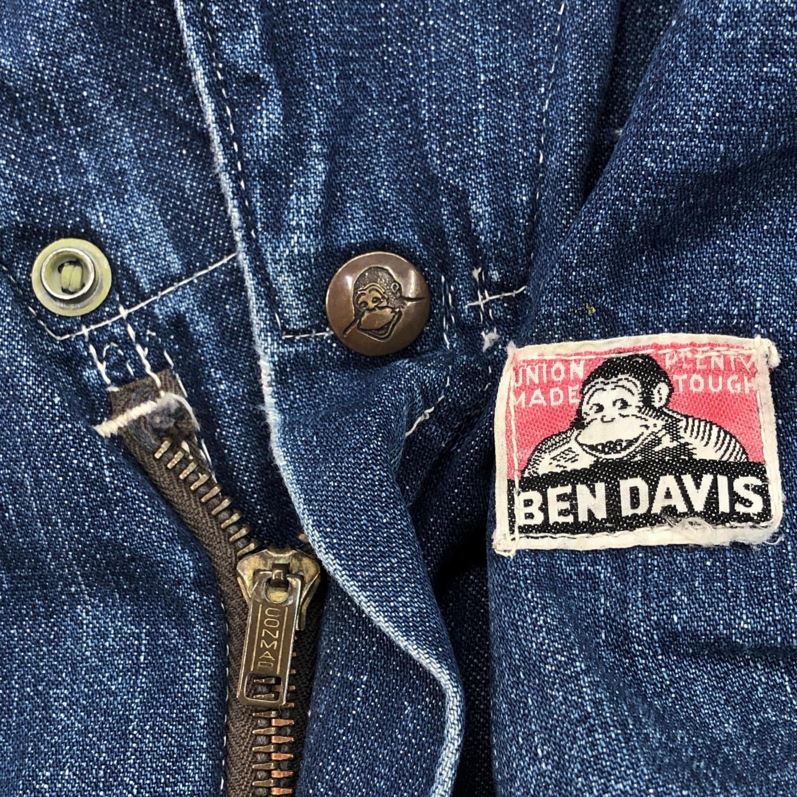 BEN DAVIS ベンデイビス 50- 60年代 デニム つなぎ ワーク