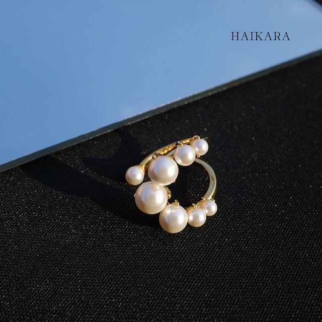Pearl design ring