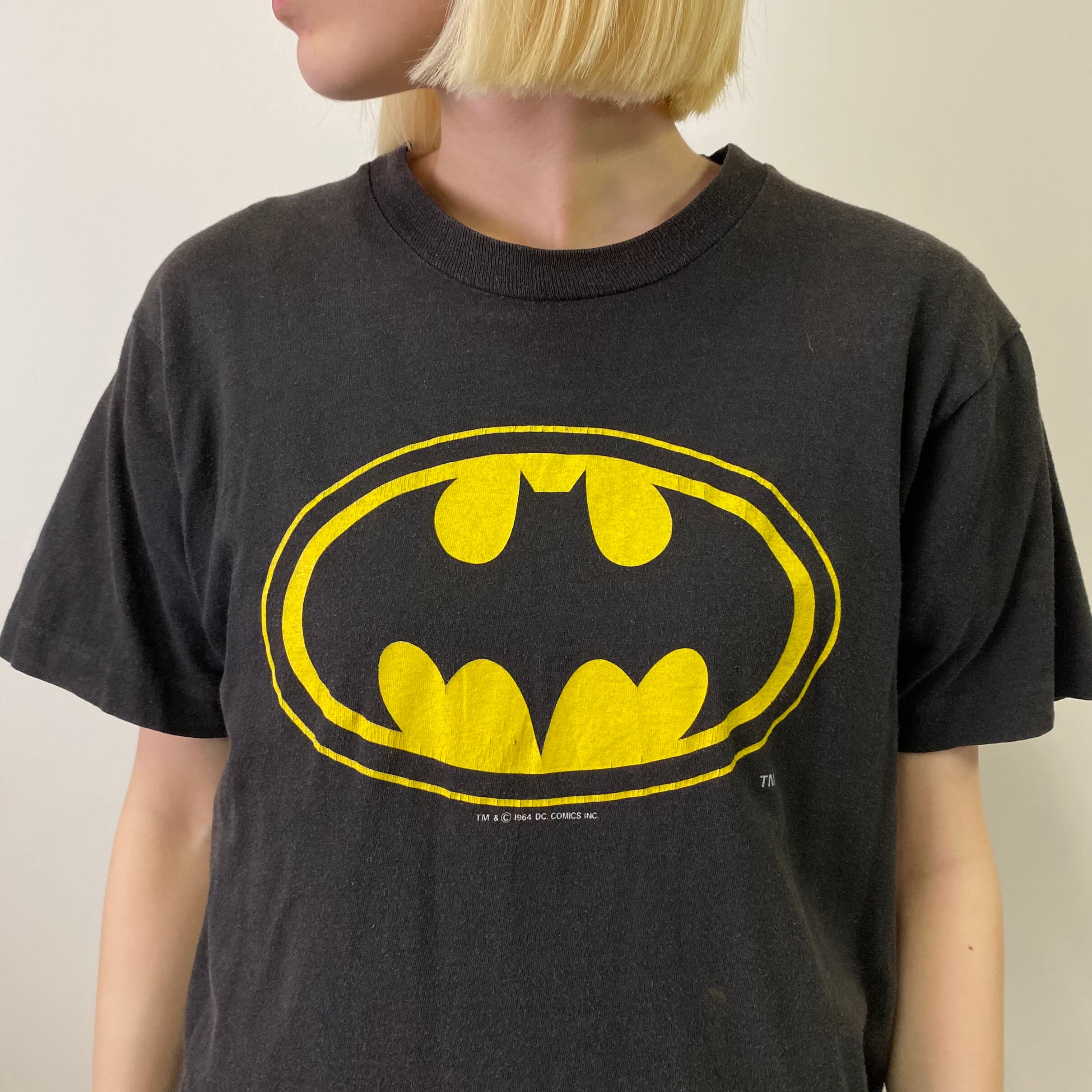 USA製 80年代 BATMAN バットマン アメコミ プリントTシャツ メンズL