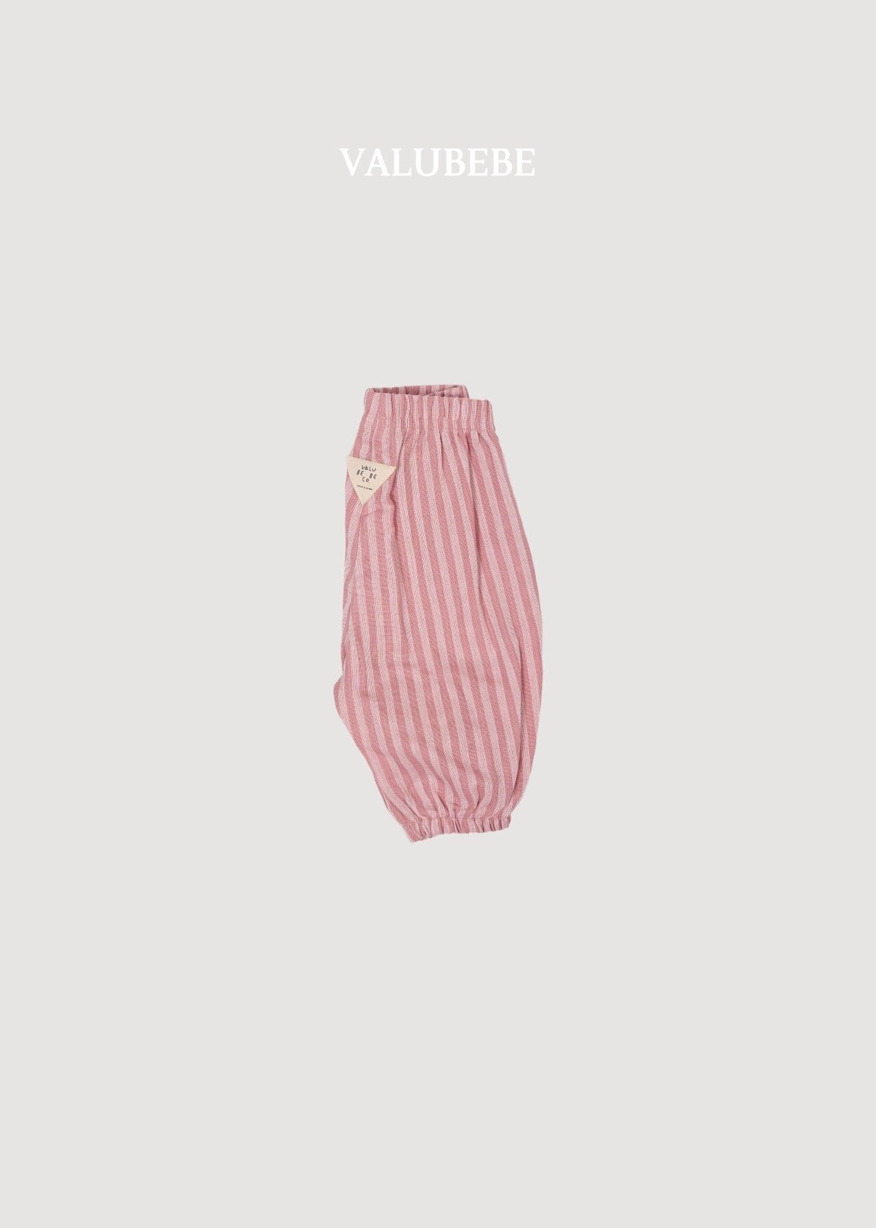 送料無料【予約】/ autumnエンボパンツ（ストライプ） /valubebe